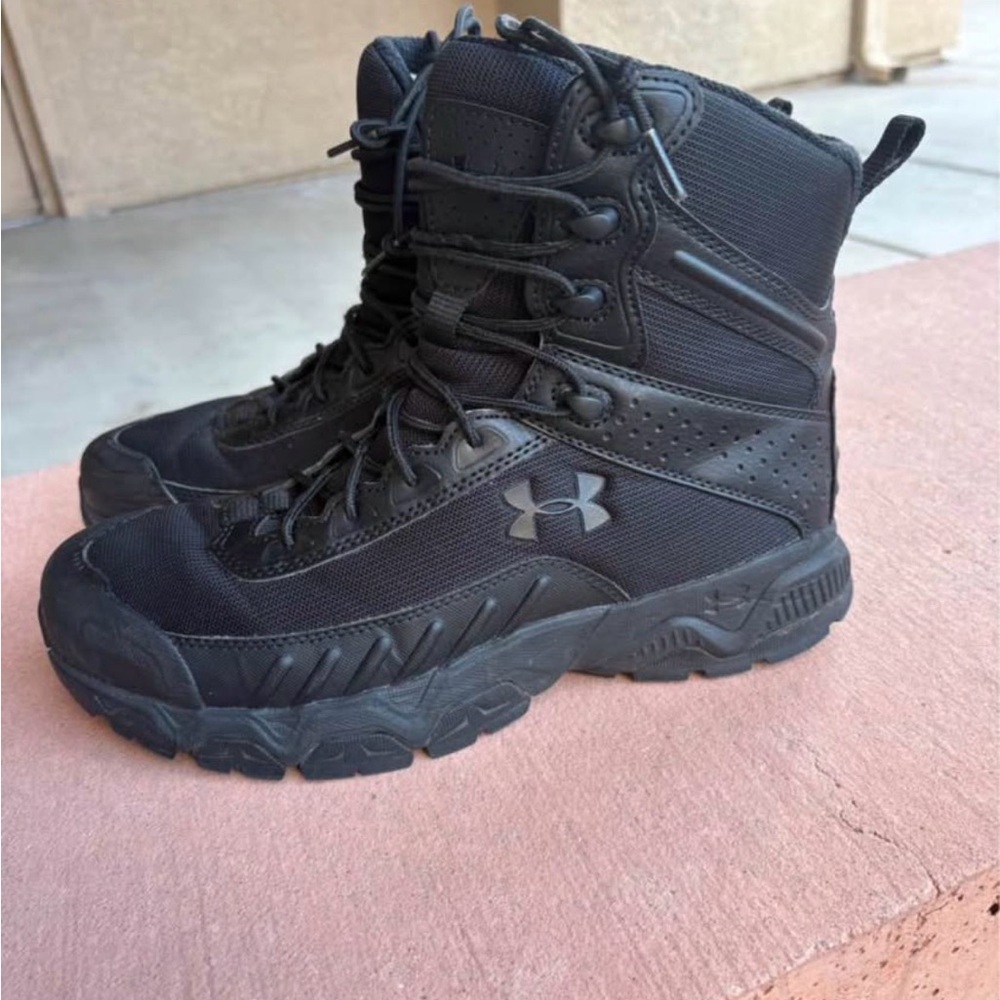 UNDER ARMOUR Men Valsetz 2.0 Tactical Boots Size 9 Black
